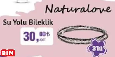 NATURALOVE SU YOLU BİLEKLİK